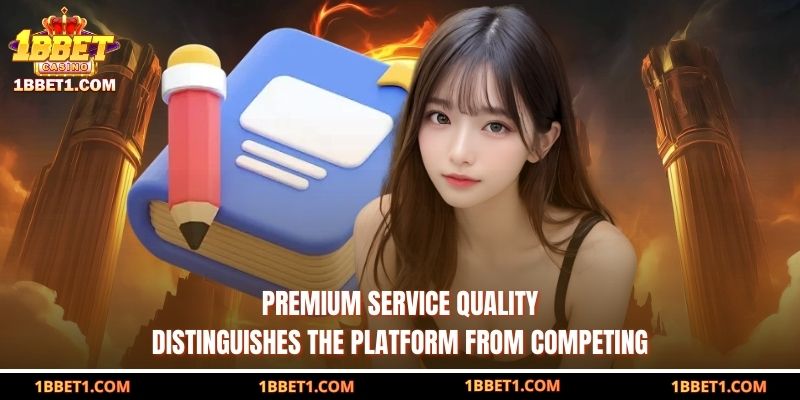 Premium service quality distinguishes the platform from competing  