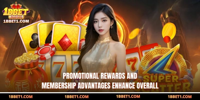 Promotional rewards and membership advantages enhance overall  