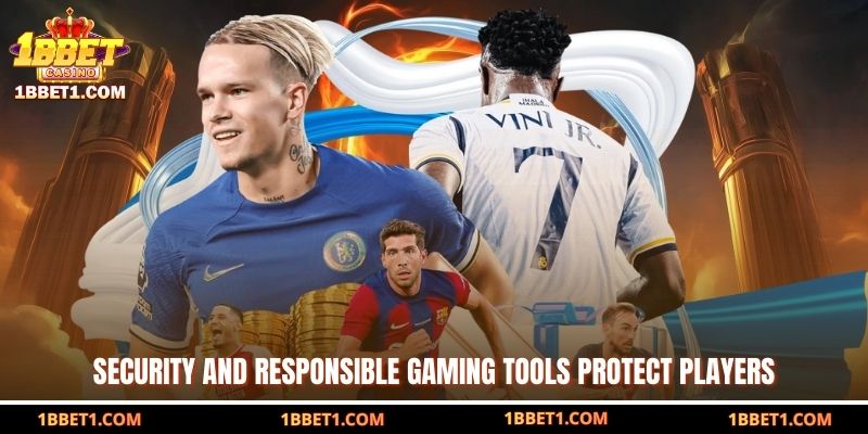 Security and responsible gaming tools protect players