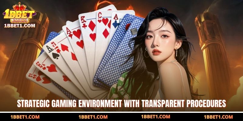 Strategic gaming environment with transparent procedures 