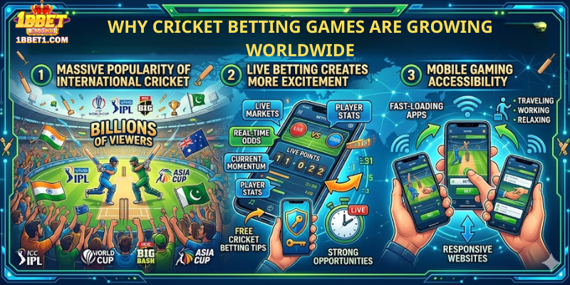 Why Cricket Betting Games Are Growing Worldwide