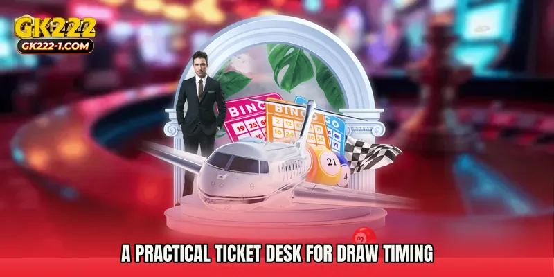A practical ticket desk for draw timing