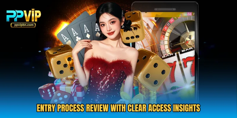 Entry process review with clear access insights